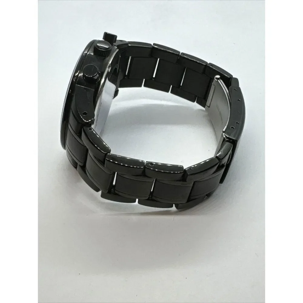 Fossil Small Flyn BQ1743 Men's Black Stainless Steel Analog Dial Watch JNA359
